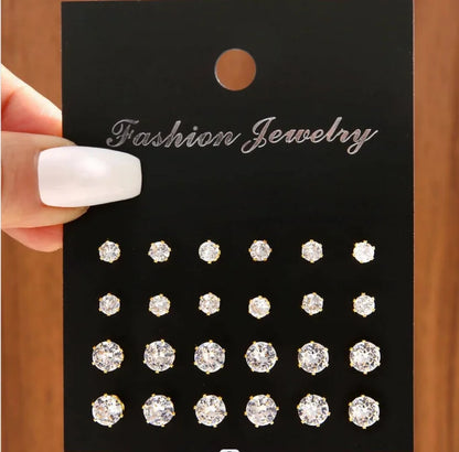 73 Pcs/Set Fashion Metal Earrings Necklaces Bracelets Ankles Rings Combinations Jewelry Sets For Women's Gifts 2024 New