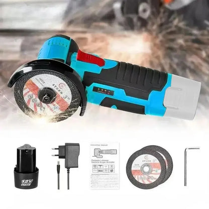 HILDA 12v Mini Angle Grinder Rechargeable Grinding Tool Polishing Grinding Machine For Cutting Diamond Cordless Power Tools