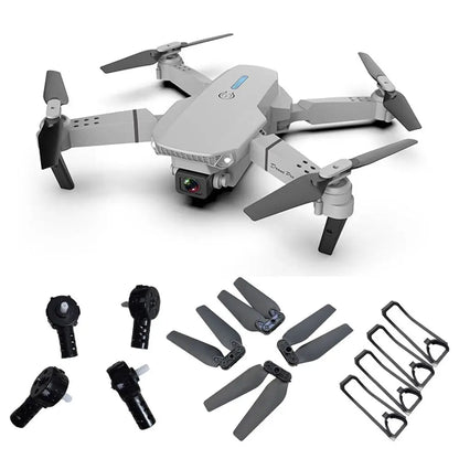 4pcs New RC Drone Propeller Blade Universal Plastic Crash Guard Cover RC Quadcopter Parts Easy Install Motor for E88 E88Pro
