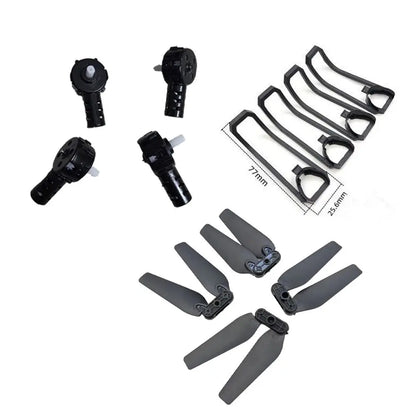 4pcs New RC Drone Propeller Blade Universal Plastic Crash Guard Cover RC Quadcopter Parts Easy Install Motor for E88 E88Pro